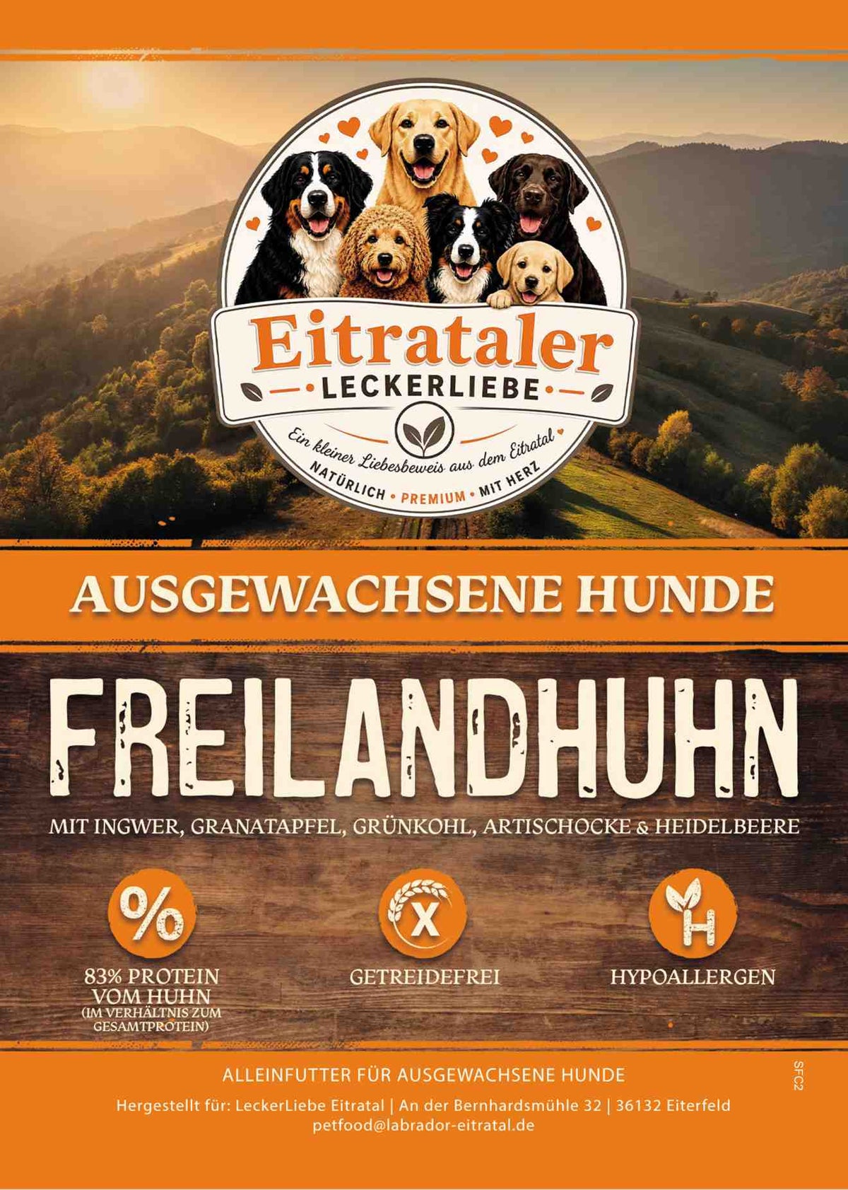 Eitrataler Topping - Freilandhuhn